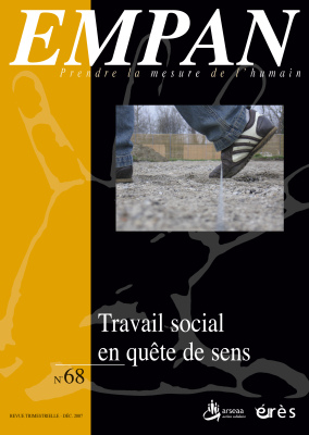 Couverture de l'ouvrage : Travail social en quête de sens