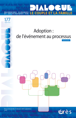 Couverture de l'ouvrage : Adoption : de l'événement au processus