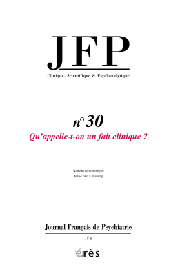 Couverture de l'ouvrage : Qu'appelle t-on un fait clinique ?