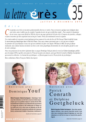 Couverture de l'ouvrage : Lettre érès 35