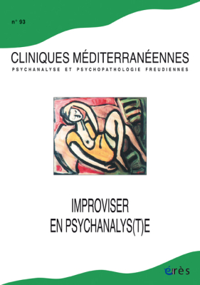 Couverture de l'ouvrage : Improviser en psychanalys(t)e