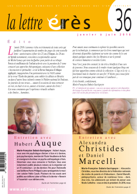 Couverture de l'ouvrage : Lettre érès 36