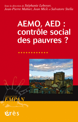 Couverture de l'ouvrage : AEMO, AED  : contrôle social des pauvres ?