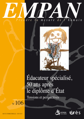 Couverture de l'ouvrage : Educateur spécialisé, 50 ans après le diplôme d'Etat