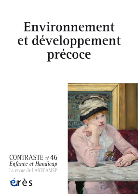Couverture de l'ouvrage : Environnement et développement précoce