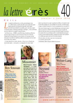 Couverture de l'ouvrage : Lettre érès 40