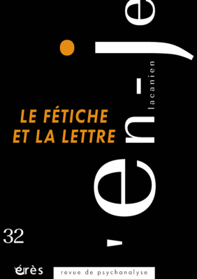 Couverture de l'ouvrage : Le fétiche et la lettre