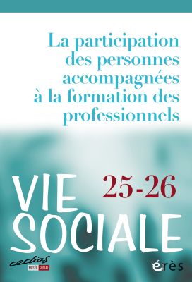 Couverture de l'ouvrage : La participation des personnes accompagnées à la formation des professionnels