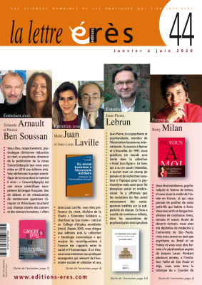 Couverture de l'ouvrage : Lettre érès 44