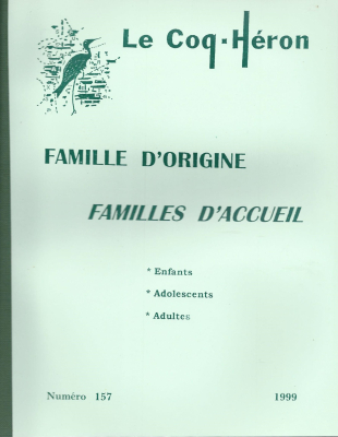 Couverture de l'ouvrage : Famille d'origine Familles d'accueil