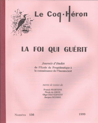 Couverture de l'ouvrage : La foi qui guérit