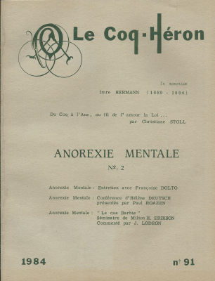 Couverture de l'ouvrage : Anorexie mentale