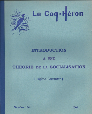 Couverture de l'ouvrage : Introduction à une théorie de la socialisation