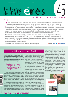 Couverture de l'ouvrage : Lettre érès 45