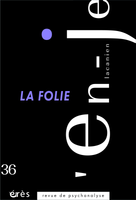 Couverture de l'ouvrage : La folie