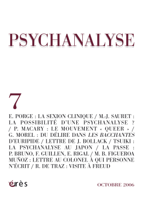 Couverture de l'ouvrage : La clinique psychanalytique contemporaine