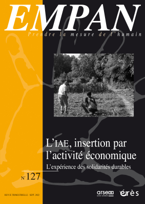 Couverture de l'ouvrage : L'IAE, insertion par l'activité économique