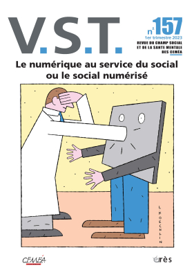 Couverture de l'ouvrage : Le numérique au service du social ou le social numérisé