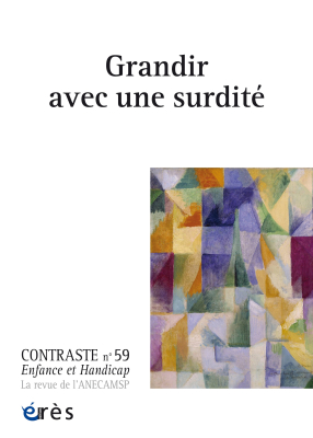 Couverture de l'ouvrage : Grandir avec une surdité