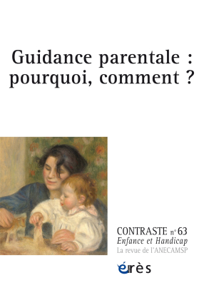 Couverture de l'ouvrage : Guidance parentale : pourquoi, comment ?