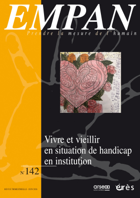 Couverture de l'ouvrage : Vivre et vieillir en situation de handicap en institution
