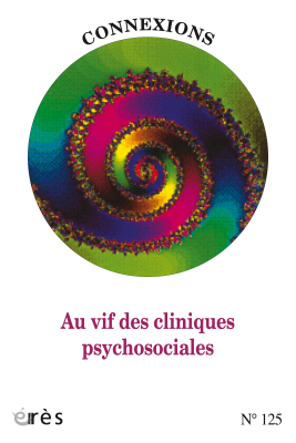 Couverture de l'ouvrage : Au vif de la clinique institutionnelle : soutenir la subjectivation