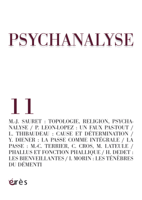 Couverture de l'ouvrage : Phallus et fonction phallique (Suite et fin)