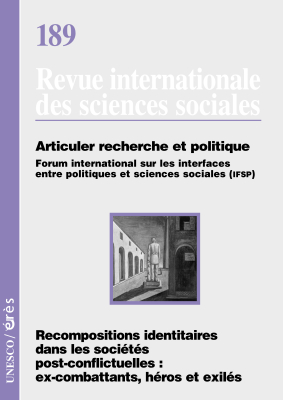 Couverture de l'ouvrage : Articuler recherche et politique
