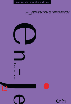 Couverture de l'ouvrage : Nomination et Noms-du-Père