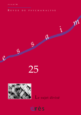 Couverture de l'ouvrage : Le sujet divisé