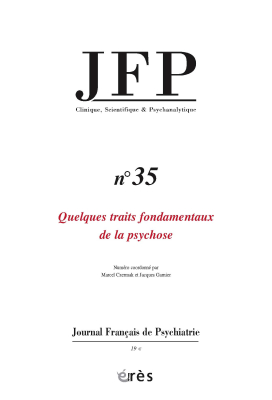 Couverture de l'ouvrage : Quelques traits fondamentaux de la psychose