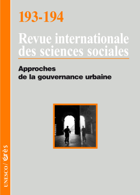 Couverture de l'ouvrage : Approches de la gouvernance urbaine