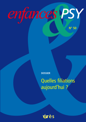 Couverture de l'ouvrage : La filiation aujourd'hui