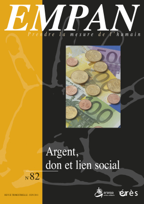Couverture de l'ouvrage : Argent, don et lien social