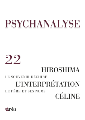 Couverture de l'ouvrage : L'interprétation - Le père et ses noms