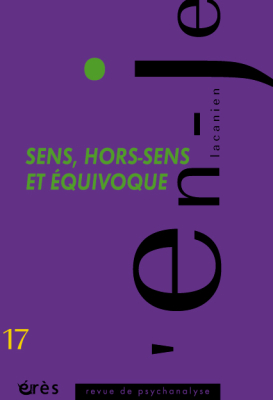 Couverture de l'ouvrage : Sens, hors-sens et équivoque
