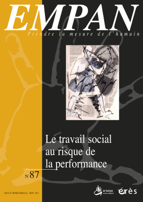 Couverture de l'ouvrage : Le travail social au risque de la performance