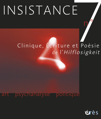 Couverture de l'ouvrage : Clinique, écriture et poésie de l'Hilflosigkeit
