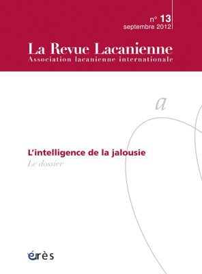 Couverture de l'ouvrage : L'intelligence de la jalousie