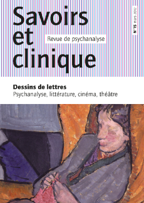 Couverture de l'ouvrage : Dessins de lettres - Psychanalyse, littérature, théâtre, cinéma