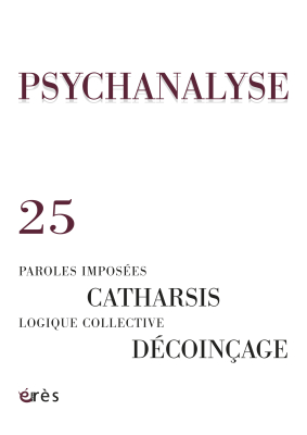 Couverture de l'ouvrage : Paroles imposées, Catharsis, Logique collective, Décoinçage