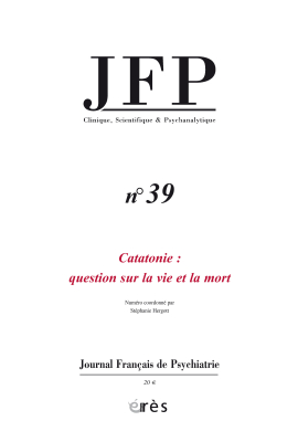 Couverture de l'ouvrage : Catatonie