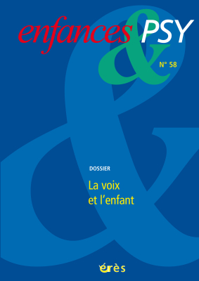 Couverture de l'ouvrage : La voix et l'enfant