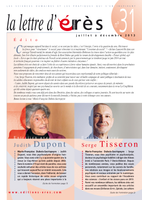 Couverture de l'ouvrage : Lettre érès 31