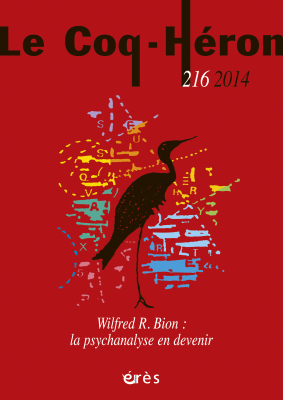 Couverture de l'ouvrage : Wilfred R. Bion : la psychanalyse en devenir