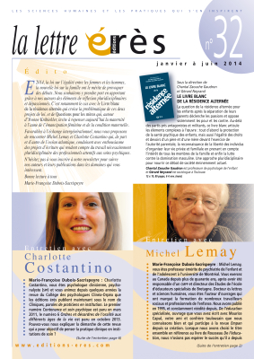 Couverture de l'ouvrage : Lettre érès 32