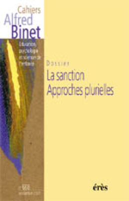 Couverture de l'ouvrage : La sanction