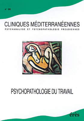 Couverture de l'ouvrage : Psychopathologie du travail