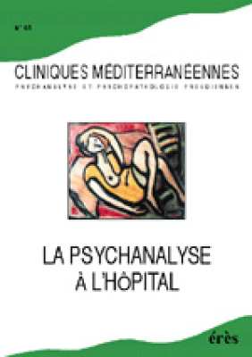 Couverture de l'ouvrage : La psychanalyse à l'hôpital