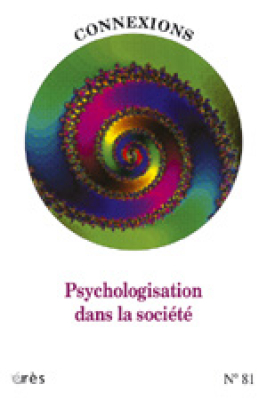 Couverture de l'ouvrage : Psychologisation de la société